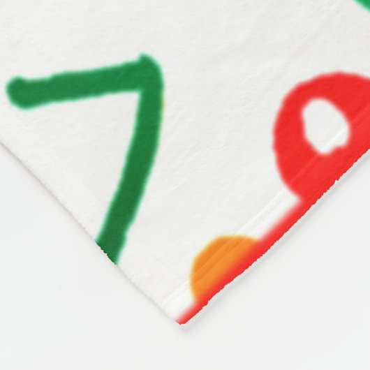 果実の模様の混合物買今 フリースブランケット (角)