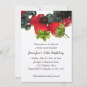 果実の歓喜の誕生日の招待状 招待状 (正面)