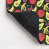 果実の継ぎ目のないパターン |カラフル熱帯果実 マウスパッド (コーナー)