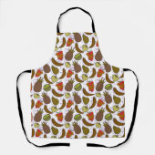 果実の継ぎ目のないパターン |果実表面パターン14 エプロン (正面)