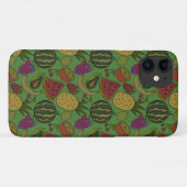 果実の継ぎ目のないパターン |果実表面パターン19 Case-Mate iPhoneケース (裏面(横))