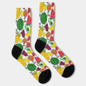 果実の継ぎ目のないパターン |果実表面パターン22 ソックス (右)