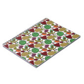 果実の継ぎ目のないパターン |果実表面パターン25 ノートブック (左側)