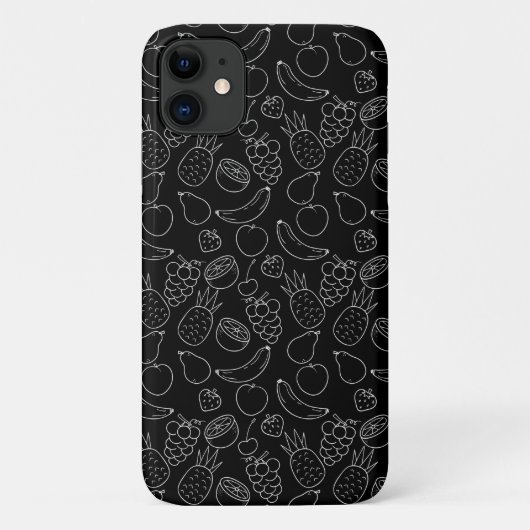 果実の継ぎ目のないパターン |果実表面パターン2 Case-Mate iPhoneケース (裏面)