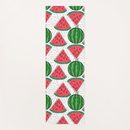 果実の継ぎ目のないパターン |果実表面パターン38 ヨガマット (正面)