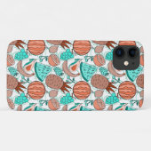 果実の継ぎ目のないパターン |果実表面パターン39 Case-Mate iPhoneケース (裏面(横))