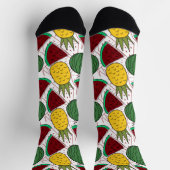 果実の継ぎ目のないパターン |果実表面パターン46 ソックス (上部)