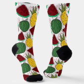 果実の継ぎ目のないパターン |果実表面パターン46 ソックス (傾斜あり)