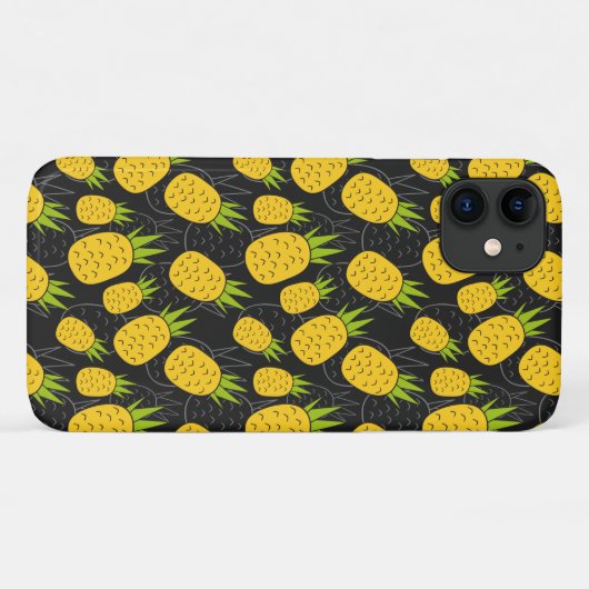 果実の継ぎ目のないパターン |果実表面パターン4 Case-Mate iPhoneケース (裏面(横))