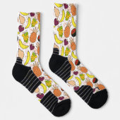 果実の継ぎ目のないパターン |果実表面パターン50 ソックス (右)