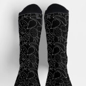 果実の継ぎ目のないパターン |果実表面パターン55 ソックス (上部)