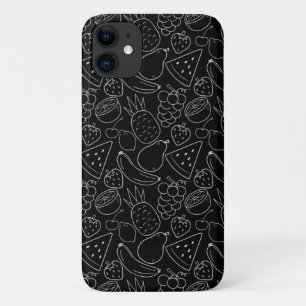 果実の継ぎ目のないパターン 果実表面パターン55 iPhone 11 ケース