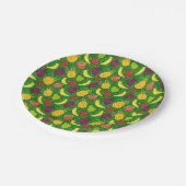 果実の継ぎ目のないパターン |果実表面パターン7 ペーパープレート (アングル)