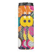 果実の継ぎ目のない模様、エキゾチックなトロピのコレクション タンブラー (裏面)