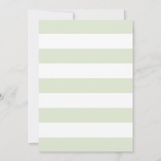 果実の緑の草木のブライダルシャワーの招待状 招待状 (裏面)