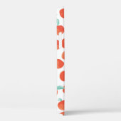 果実の背景にシームレスな桃の柄。合計 Case-Mate iPhoneケース (裏面 / 右)