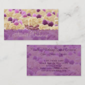 果実のnのクリームのカップケーキのベーカリー 名刺 (正面/裏面)