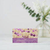 果実のnのクリームのカップケーキのベーカリー 名刺 (スタンド正面)