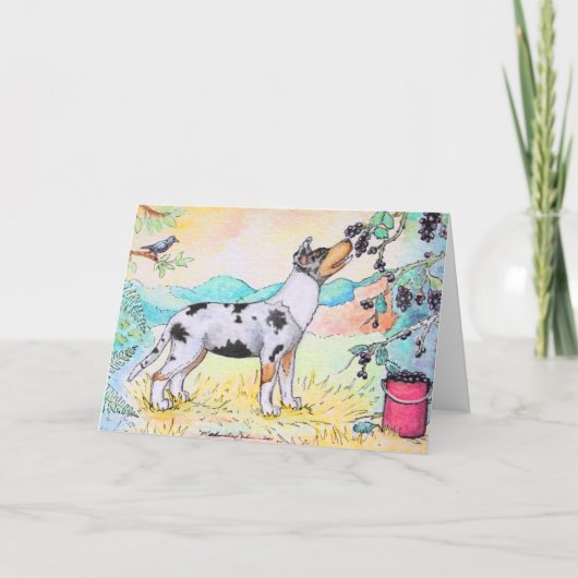 "果実のPickin'" 4x6 Notecard カード (正面)