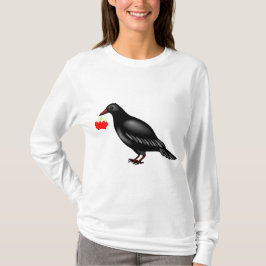 果実のTシャツを持つカラス Tシャツ