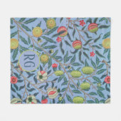 果実またはザクロパーソナライズされたウ フリースブランケット (正面(横))