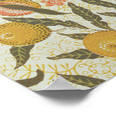 果実またはザクロ壁紙デザイン ポスター (角)