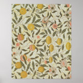 果実またはザクロ壁紙デザイン ポスター (正面)