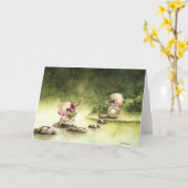 果実をつけたビーバー カード (黄色い花)