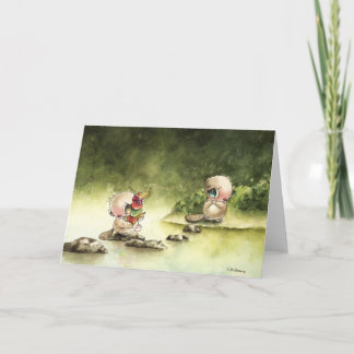 果実をつけたビーバー カード