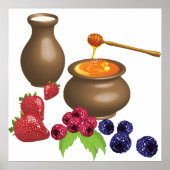 果実を使ったミルクとハチミ素朴ツ ポスター (正面)