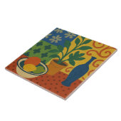 果実を持つモダニズムの絵を描静物 タイル (側面)