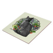 果実を持つロシアのな青猫 タイル (側面)