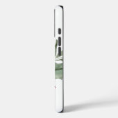 果実を持つ植物性のパーソナライズされた緑 Case-Mate iPhoneケース (裏面 / 左)