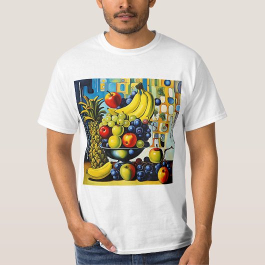 果実を持つ静物生活5 Tシャツ (正面)
