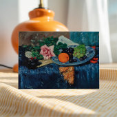 果実を持つ静物生活 | ジョージ・レスリー・ハンター カード