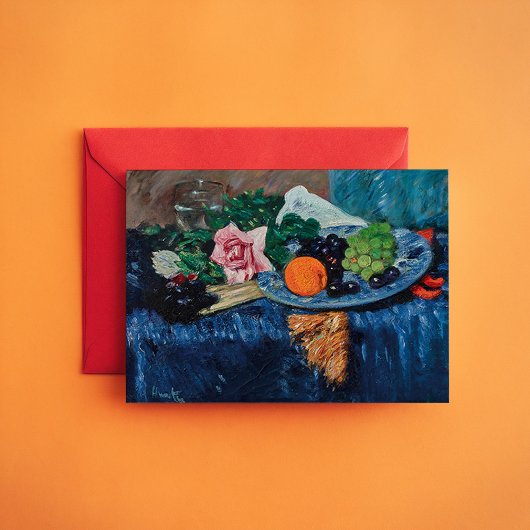 果実を持つ静物生活 | ジョージ・レスリー・ハンター カード