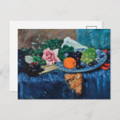 果実を持つ静物生活 | ジョージ・レスリー・ハンター ポストカード (正面/裏面)