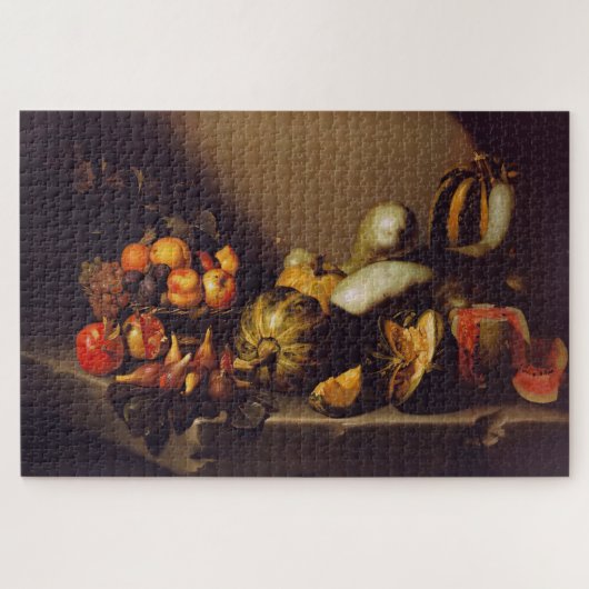 果実を持つ静物生活(1603) - Caravaggio ジグソーパズル (横)