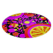 果実カラフル模様 カッティングボード (角)