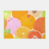 果実カラフル爆発 ドアマット (正面)