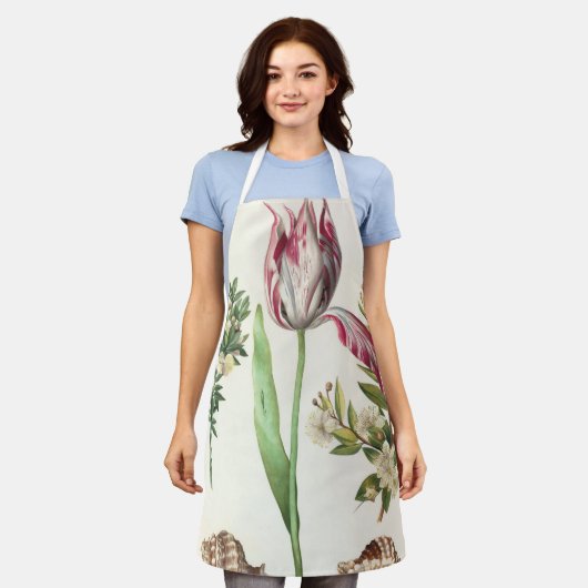 果実カラフル エプロン (着用した状態)