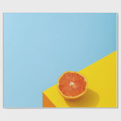 果実カラフル ラッピングペーパー (フラット)