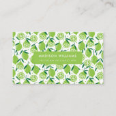 果実スタイリッシュトレンディーモダン名刺 名刺 (正面)