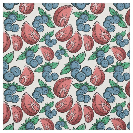 果実パターン生地 ファブリック (見本)
