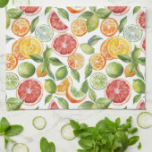 果実パターン キッチンタオル (折り畳み)