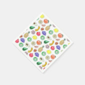 果実パターン スタンダードカクテルナプキン (角)