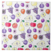 果実パターン タイル (正面)