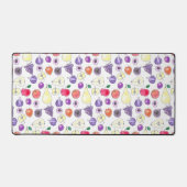 果実パターン デスクマット (正面)