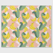 果実パターン ラッピングペーパー (フラット)