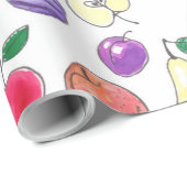 果実パターン ラッピングペーパー (ロールコーナー)